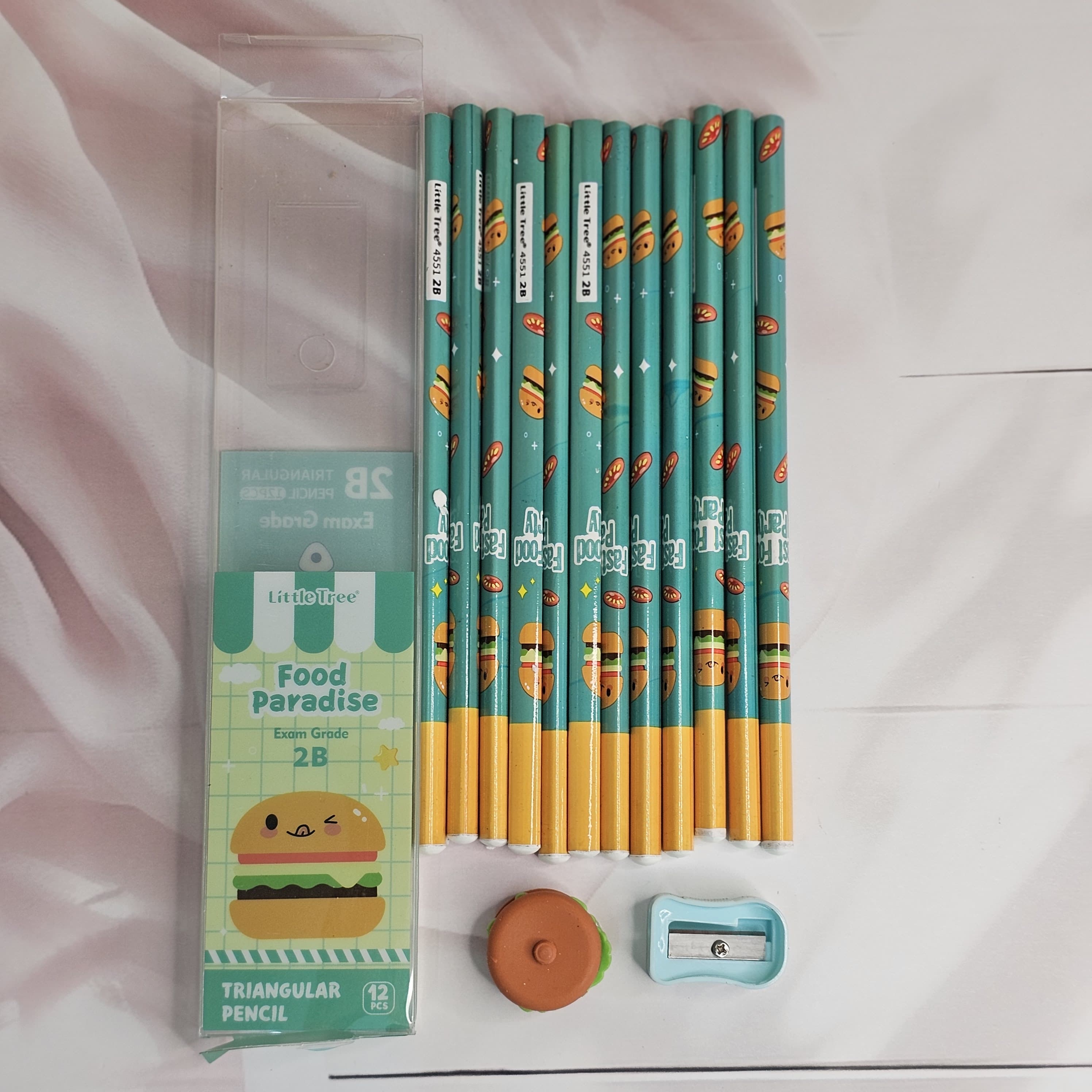 Fast Food Pencil Set for Kids: Includes themed pencils, eraser, and sharpener. Fun stationery for school and drawing.
www.usmile.toys